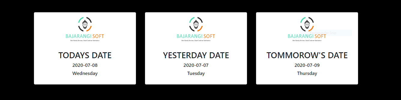 Get Today Yesterday Tomorrow Date in PHP