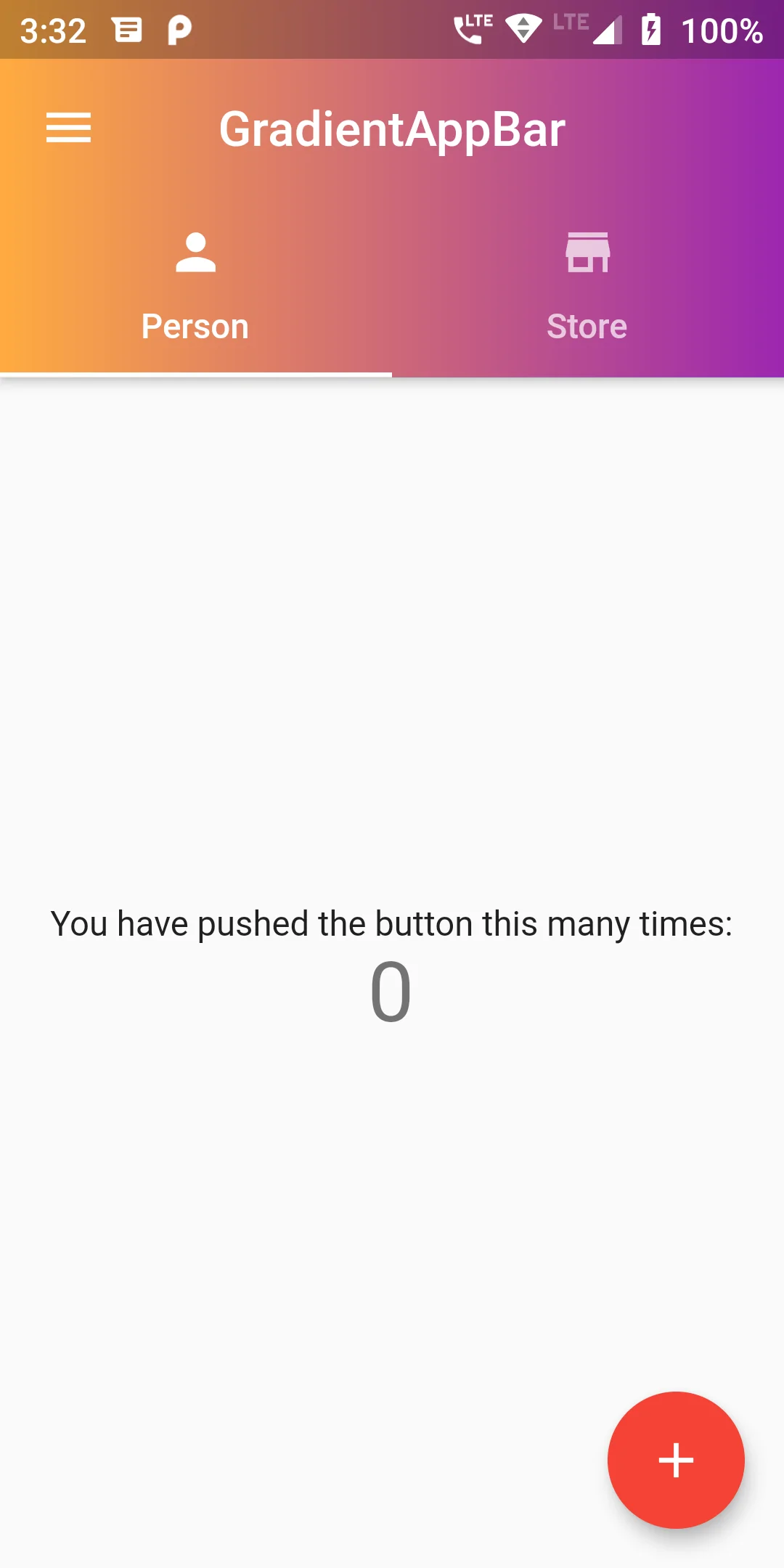 How to add background gradient with aapbar in flutter app