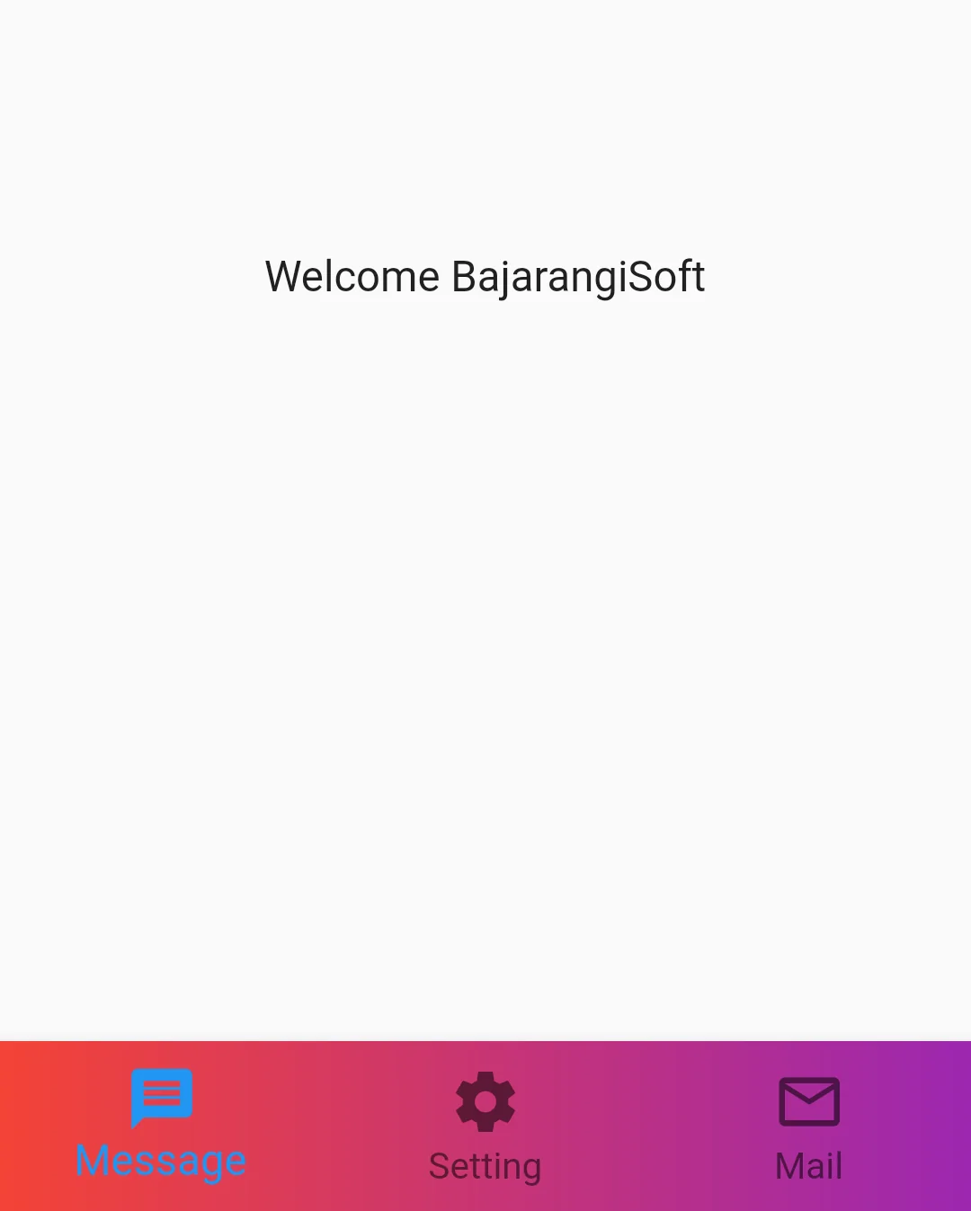 Background gradient with bottom navigationbar in flutter