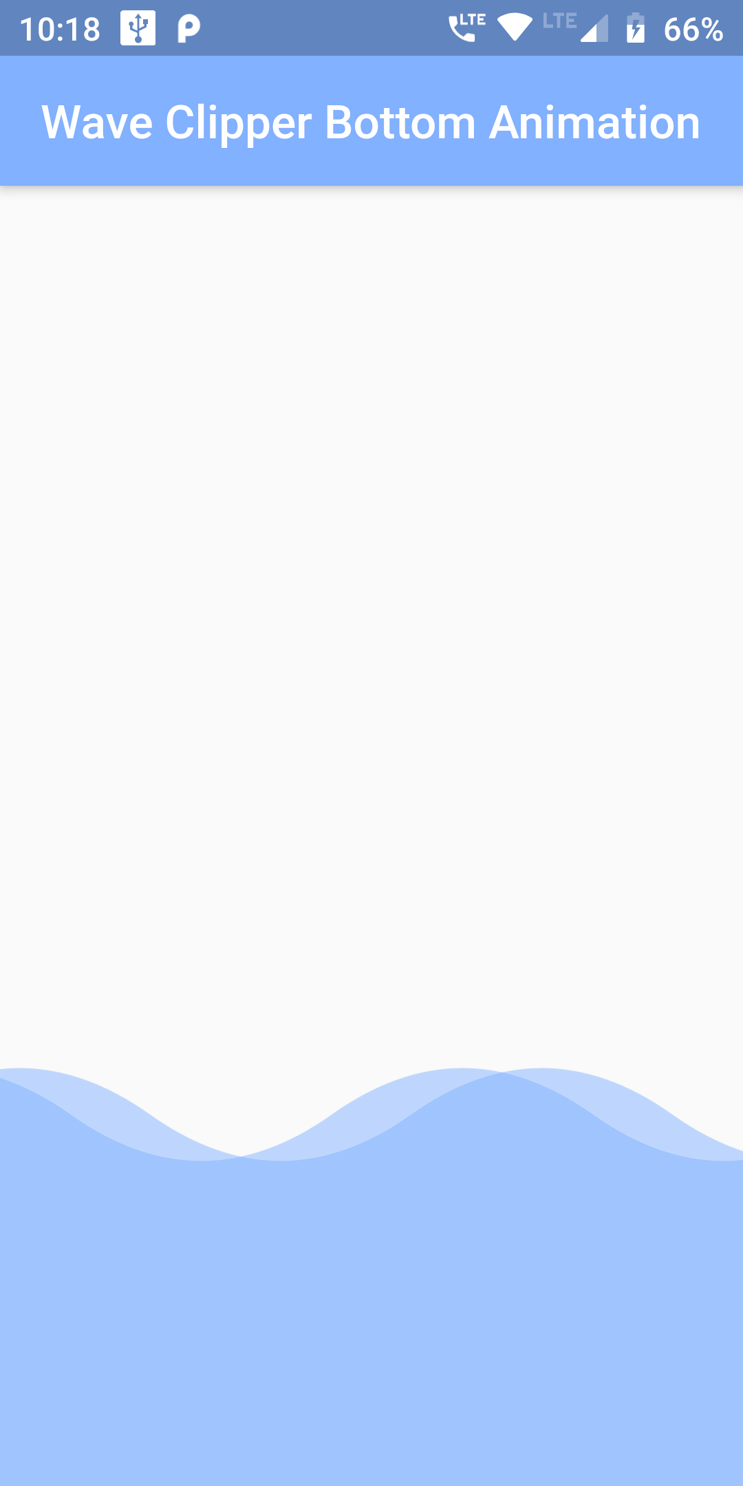 How to Add Wave Clipper Bottom Animation In Flutter