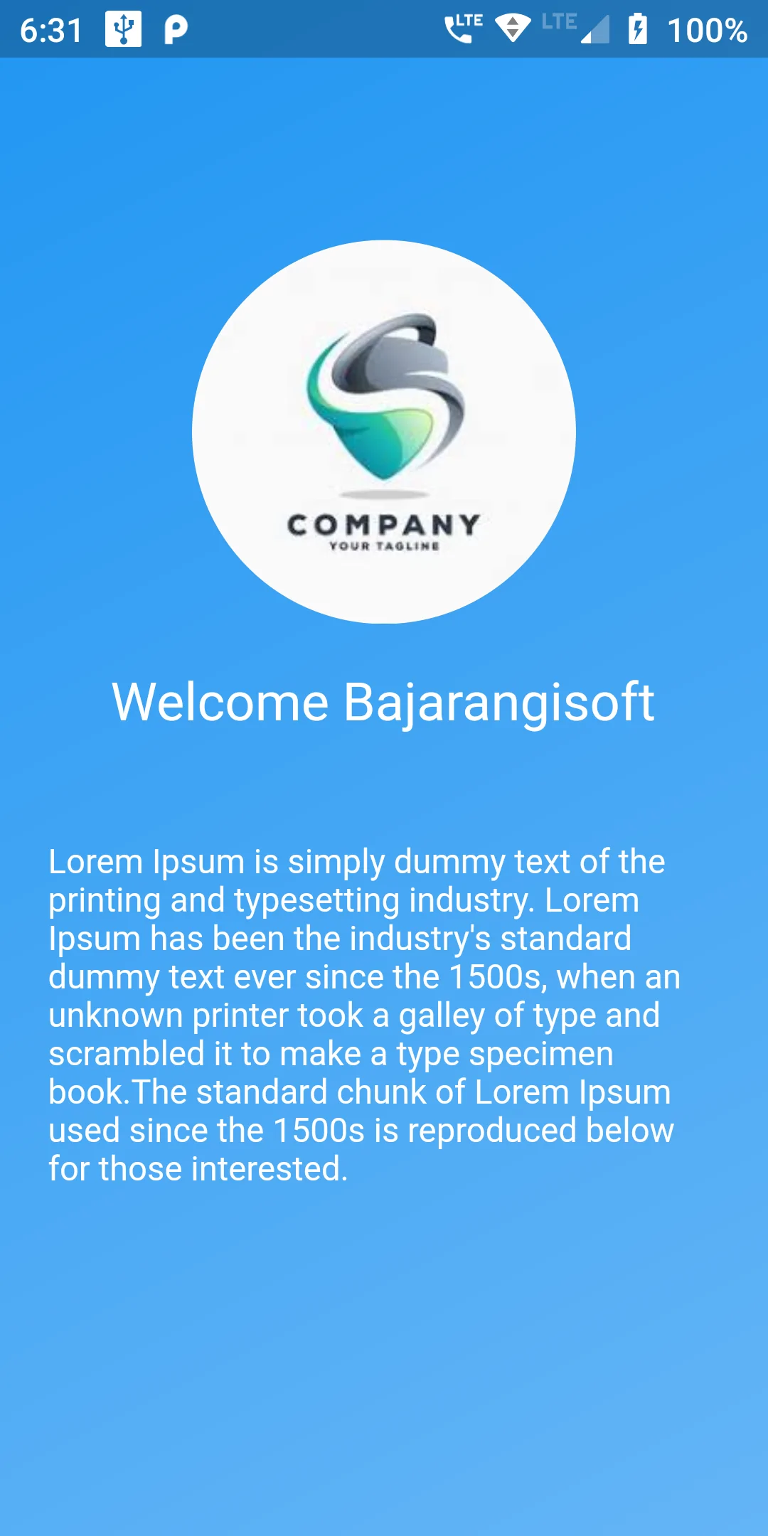 How To Create Gradient background And CircleAvatar In Flutter
