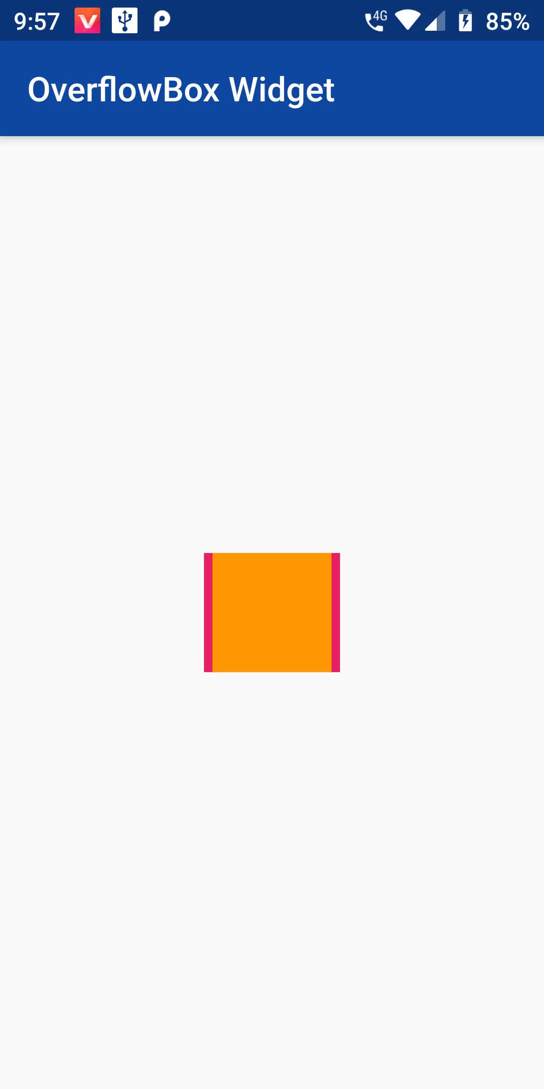 How To Use Overflow Box Widget Using Flutter Android App