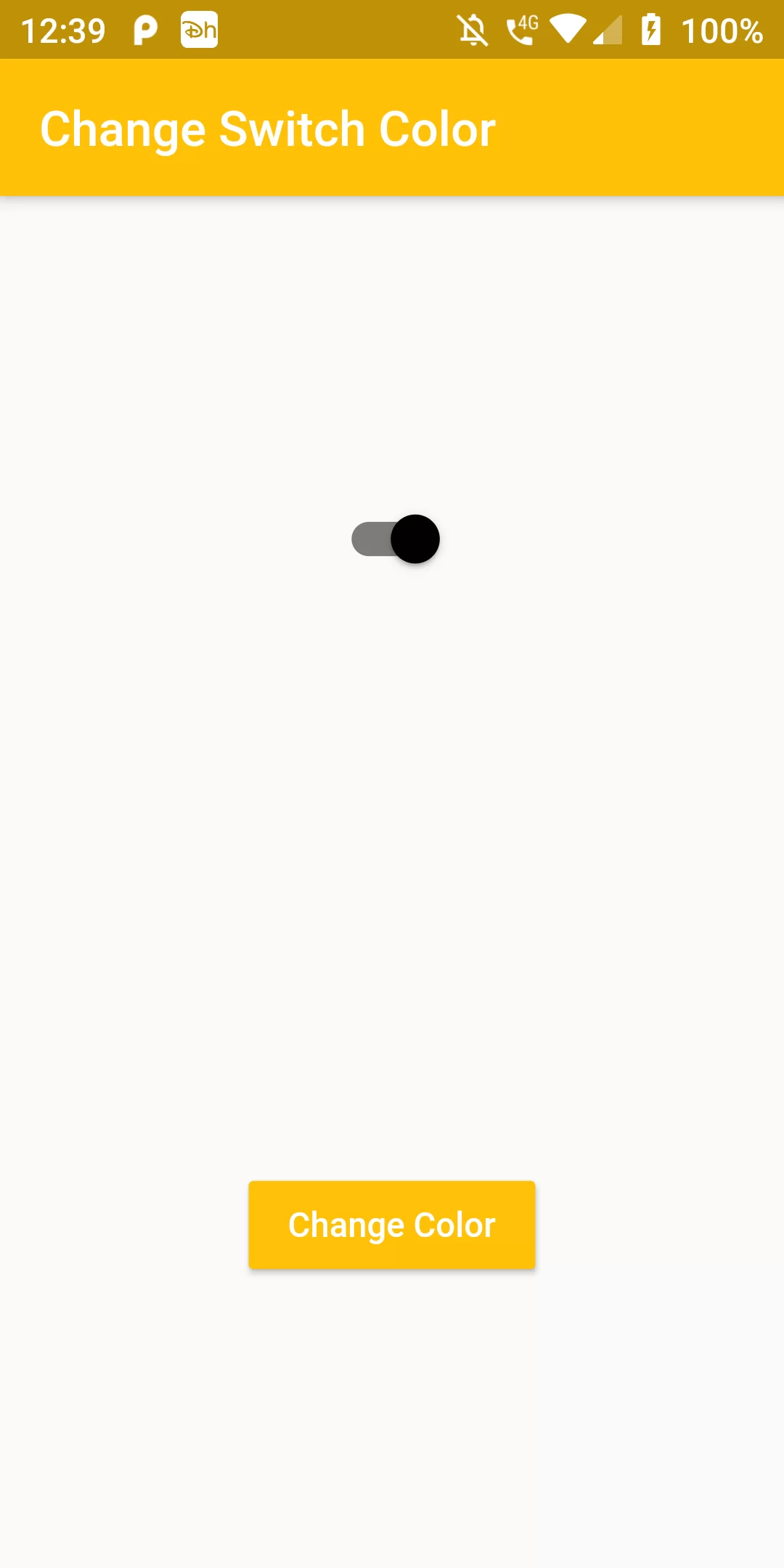 How To Change Background Color Of Switch In Flutter App