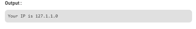 determining IP address