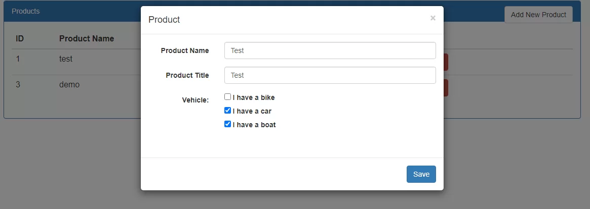 How To Insert Check Box Value Using Ajax In Laravel