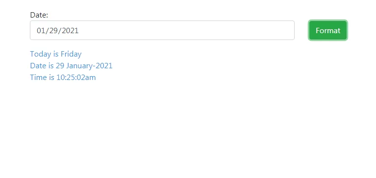 How To Get Current Date And Time With Ajax in Laravel
